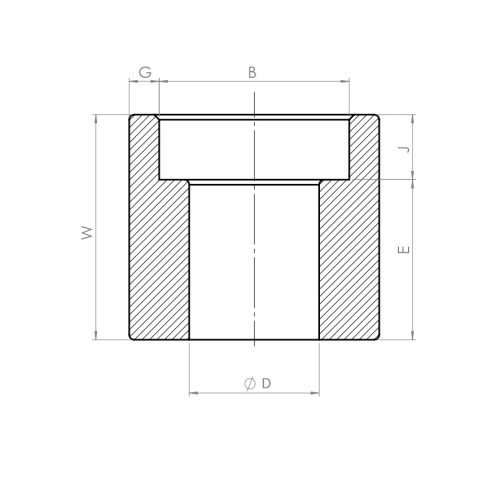 Couplings, Socket weld ends, half