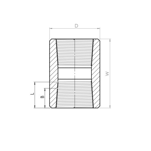 Couplings, NPT thread