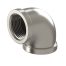 Elbows, NPT thread, 45°, F/F