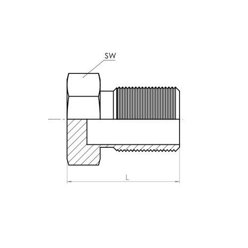 Plug, hexagon, parallel ISO 228 