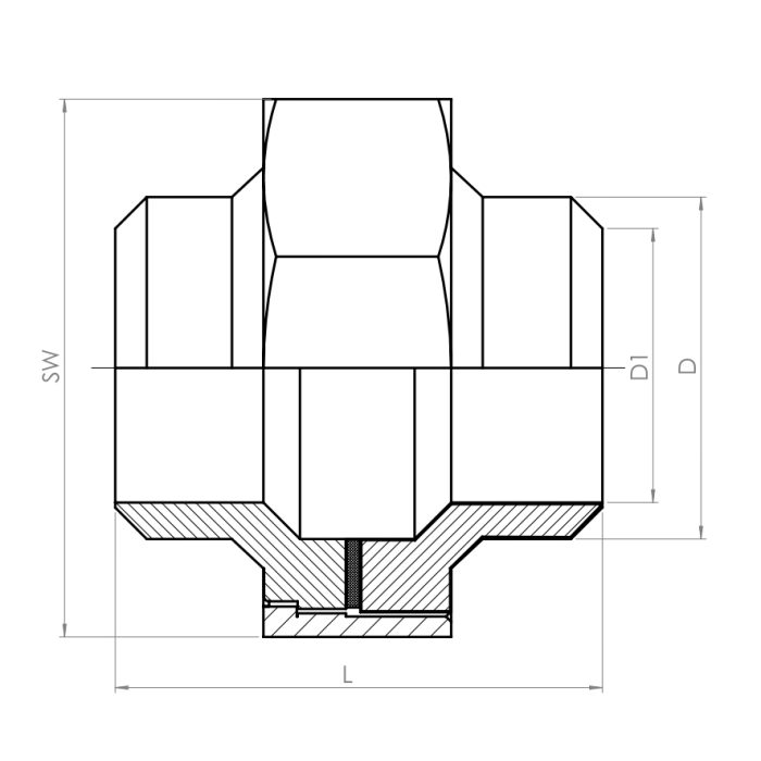 Union BW/BW PTFE