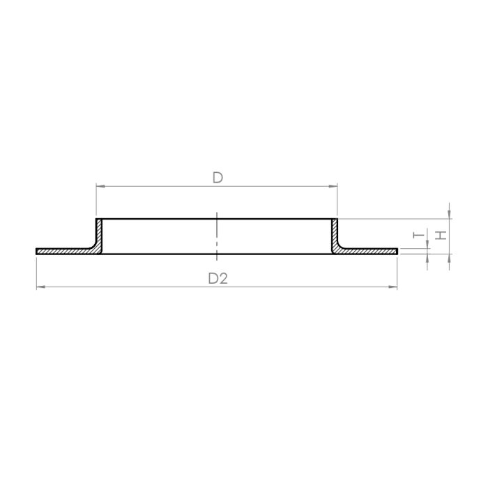 Collar, EN1092-1 type 33 - Drawing